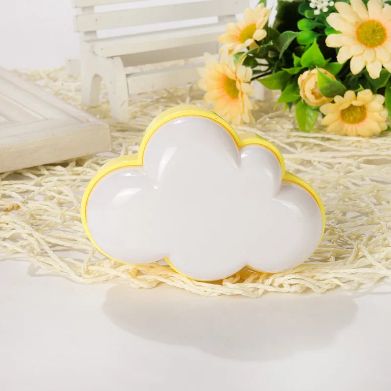 Night Light Sensor Control Comfort Floodlight Cloud Shape EU US Plug Novelty Kids Night Light For Baby Room Gift Illuminator