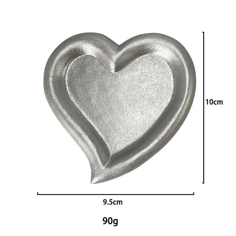 Creative Resin Trays Home Decor Jewelry Dish Heart Cloud Shape Storage Plate Organizer Watch Keys Holder Earrings Necklace Bowls
