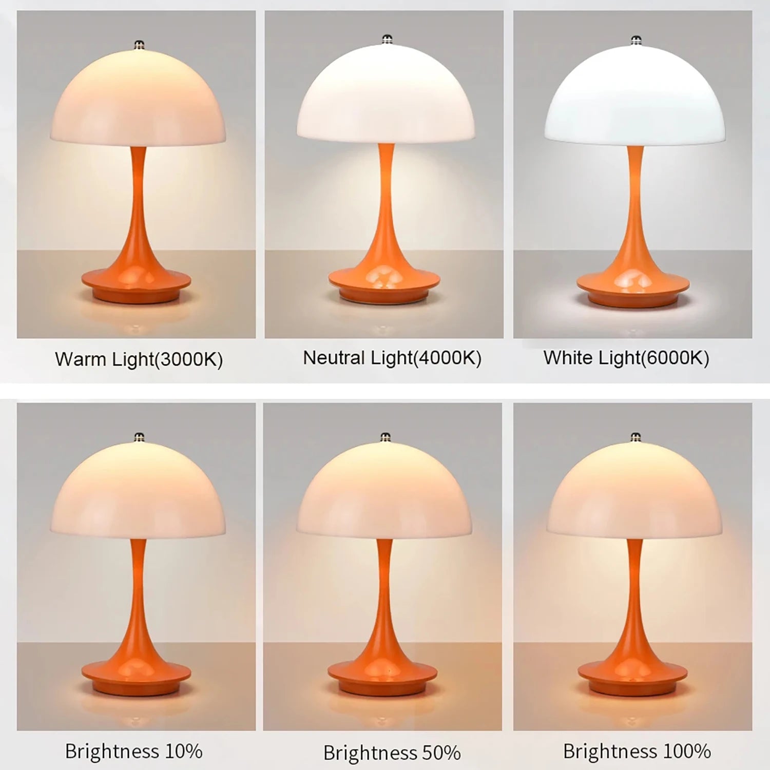 Table Lamp LED Touch Sensor Desktop Night Light Rechargeable Wireless Reading Lamp for Restaurant Hotel Bar Bedroom Decor Light