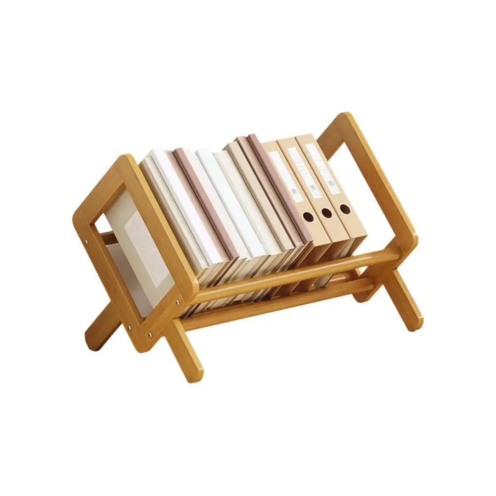 Desktop Bookshelf Magazine Rack Desktop Office Book Storage Rack Student Economy Bookshelf Children's Storage Rack 33/40CM