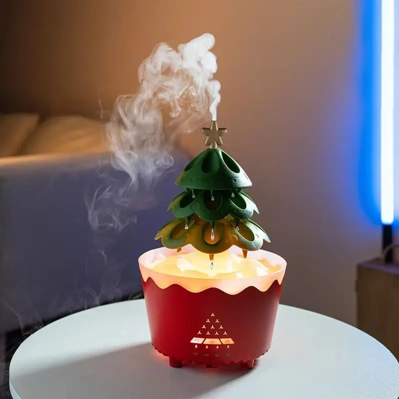 Rain Cloud Aromatherapy Diffuser Ultrasonic Air Humidifier Soothing Water Drops Sound Essential Oil Aroma Diffuser with LED Lamp