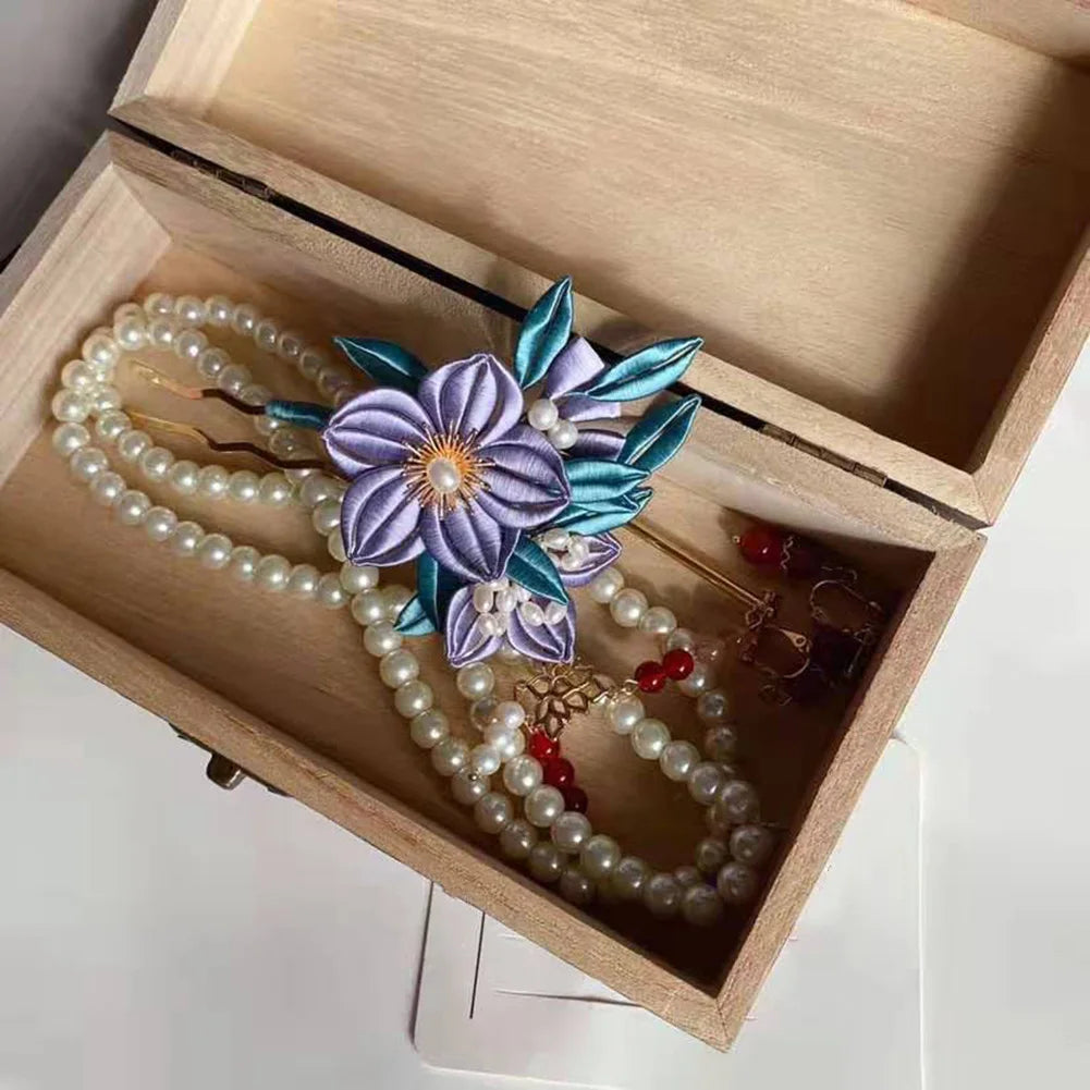 20*10*6 Cm Rectangular Durable Wooden Storage Box Retro Jewelry Box Gift Box Desktop Organizer Clamshell Container