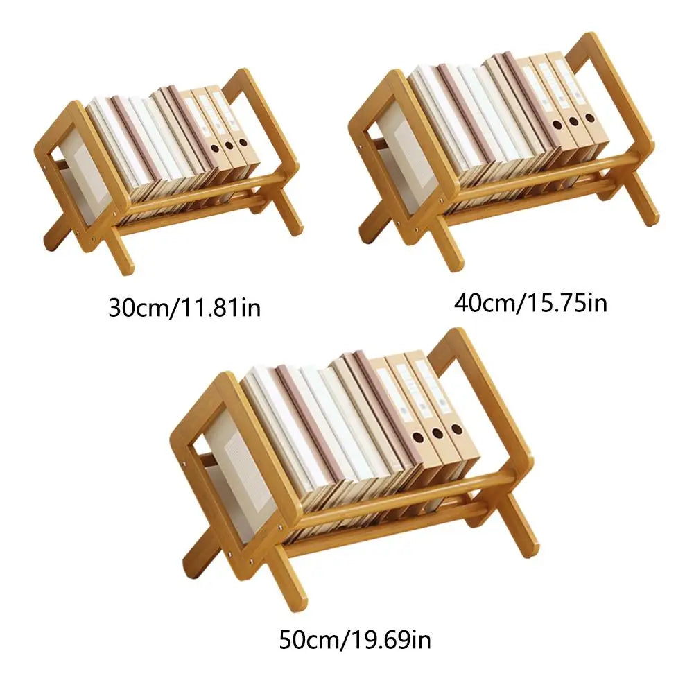 Desktop Bookshelf Magazine Rack Desktop Office Book Storage Rack Student Economy Bookshelf Children's Storage Rack 33/40CM