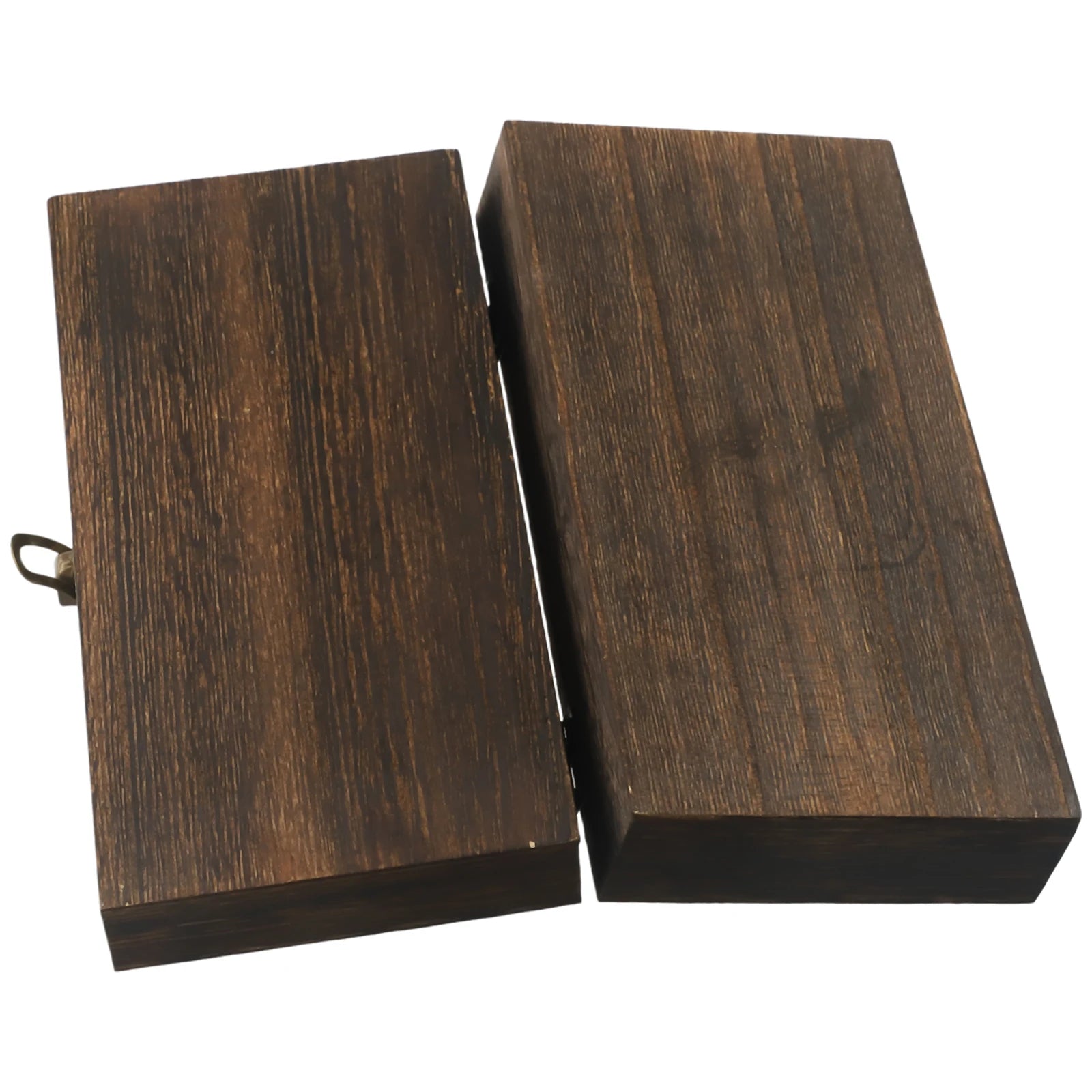 20*10*6 Cm Rectangular Durable Wooden Storage Box Retro Jewelry Box Gift Box Desktop Organizer Clamshell Container