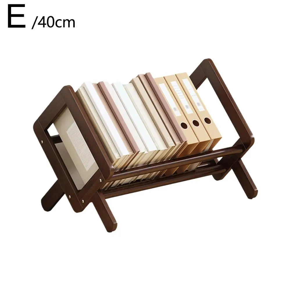 Desktop Bookshelf Magazine Rack Desktop Office Book Storage Rack Student Economy Bookshelf Children's Storage Rack 33/40CM