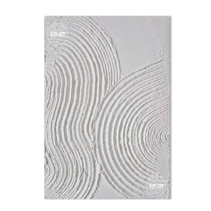 Conceptual White Line Abstract Canvas Painting Living Room Modern Wall Art Home Decoration Painting Frameless Painting