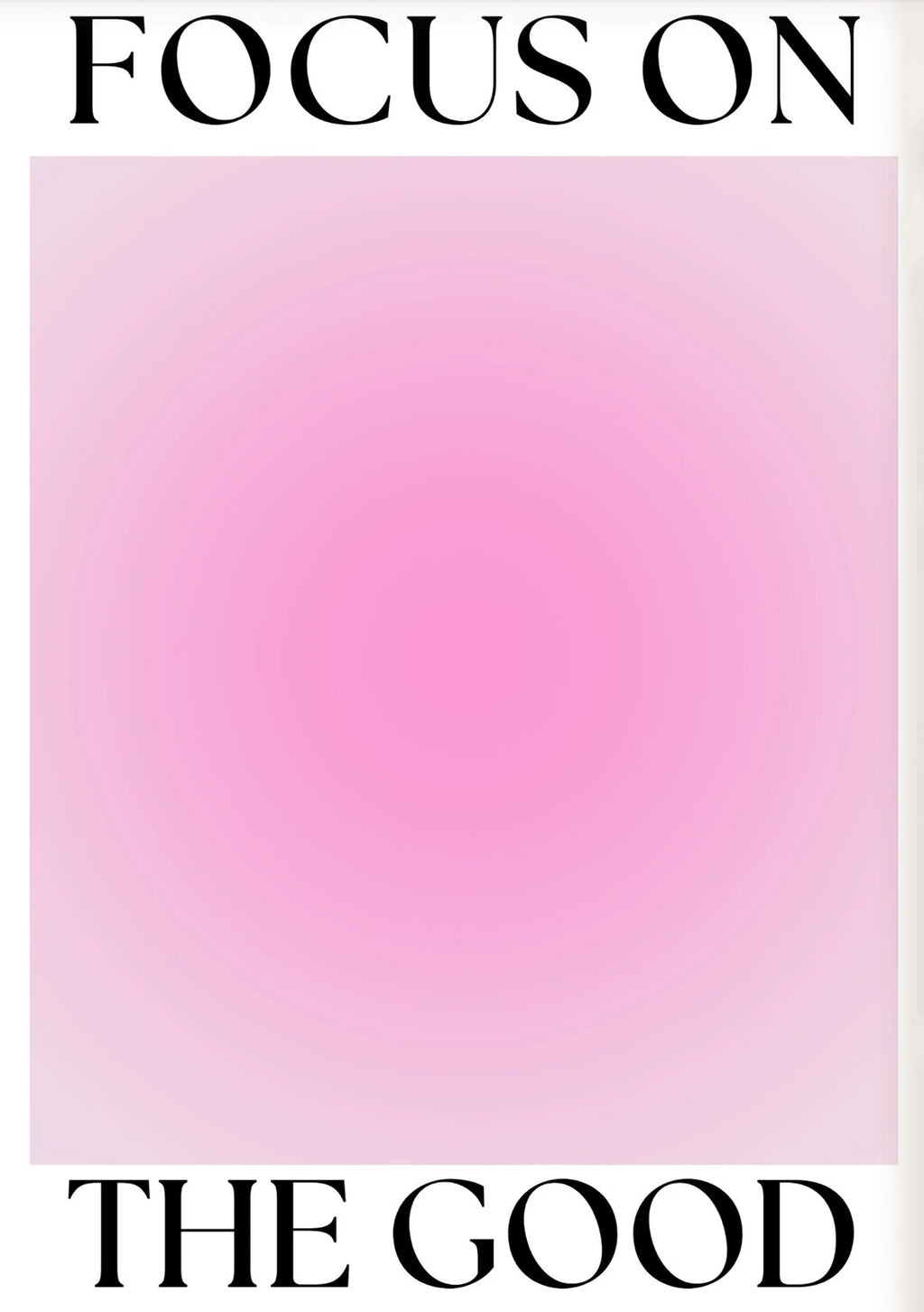 Pink Aura Affirmation Love Circle Butterfly Poster Print Canvas Art Pictures Home for Bedroom Wall Decor Frameless Painting