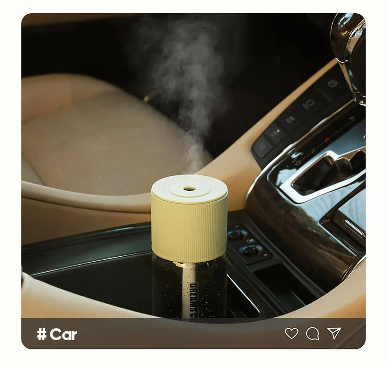 Rechargeable Mini Humidifier 268ml USB Mute Cool Mist Sprayer for Home Bedroom Car Portable Moisturizes Skin Water Diffuser
