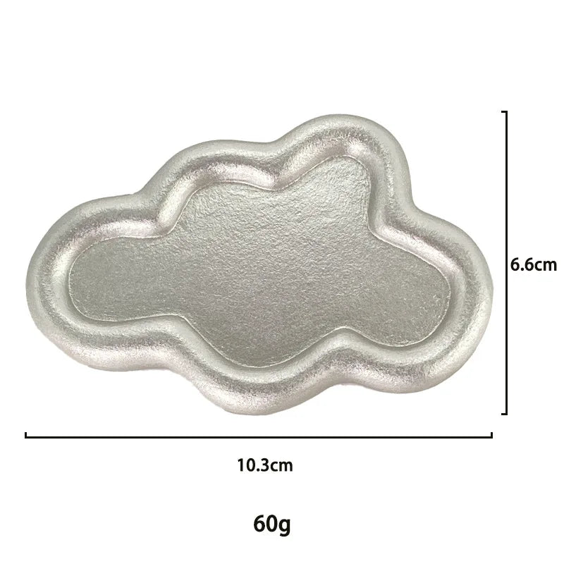 Creative Resin Trays Home Decor Jewelry Dish Heart Cloud Shape Storage Plate Organizer Watch Keys Holder Earrings Necklace Bowls