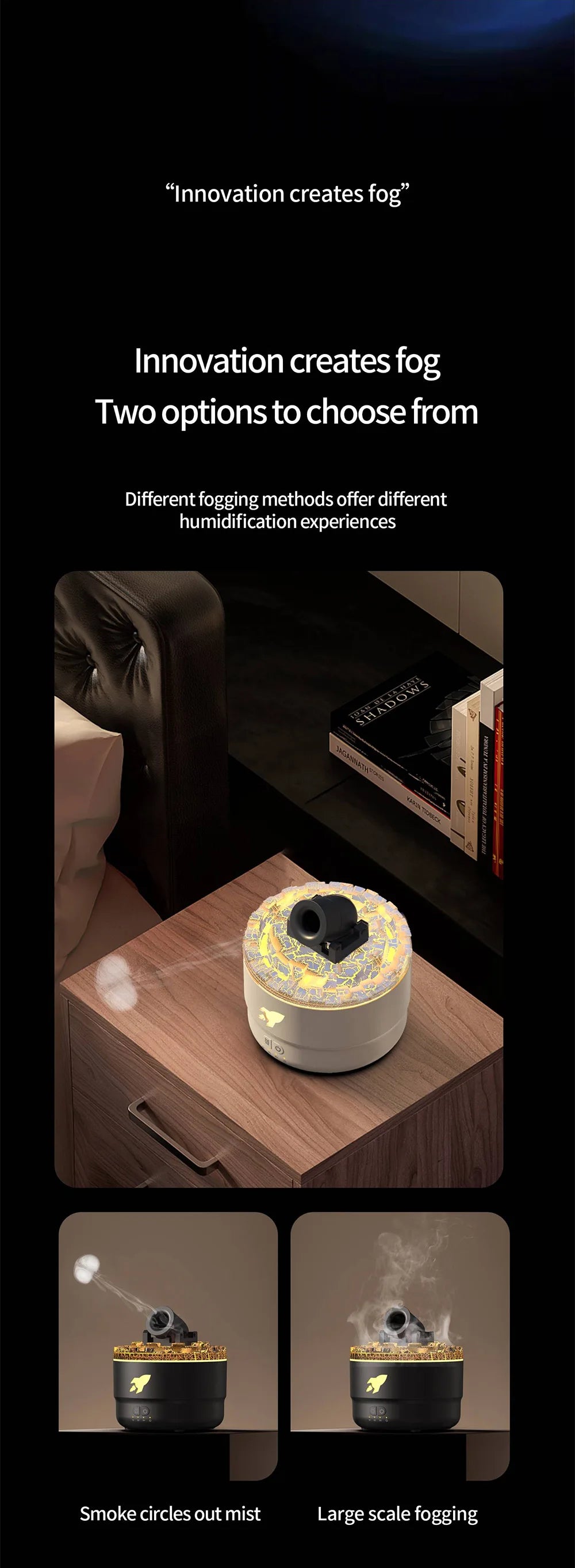 Cannon Aromatherapy Diffuser Jellyfish Spray Air Humidifier 7Colour Gradient Night Light Ultrasound Essential Oil Arome Diffuser