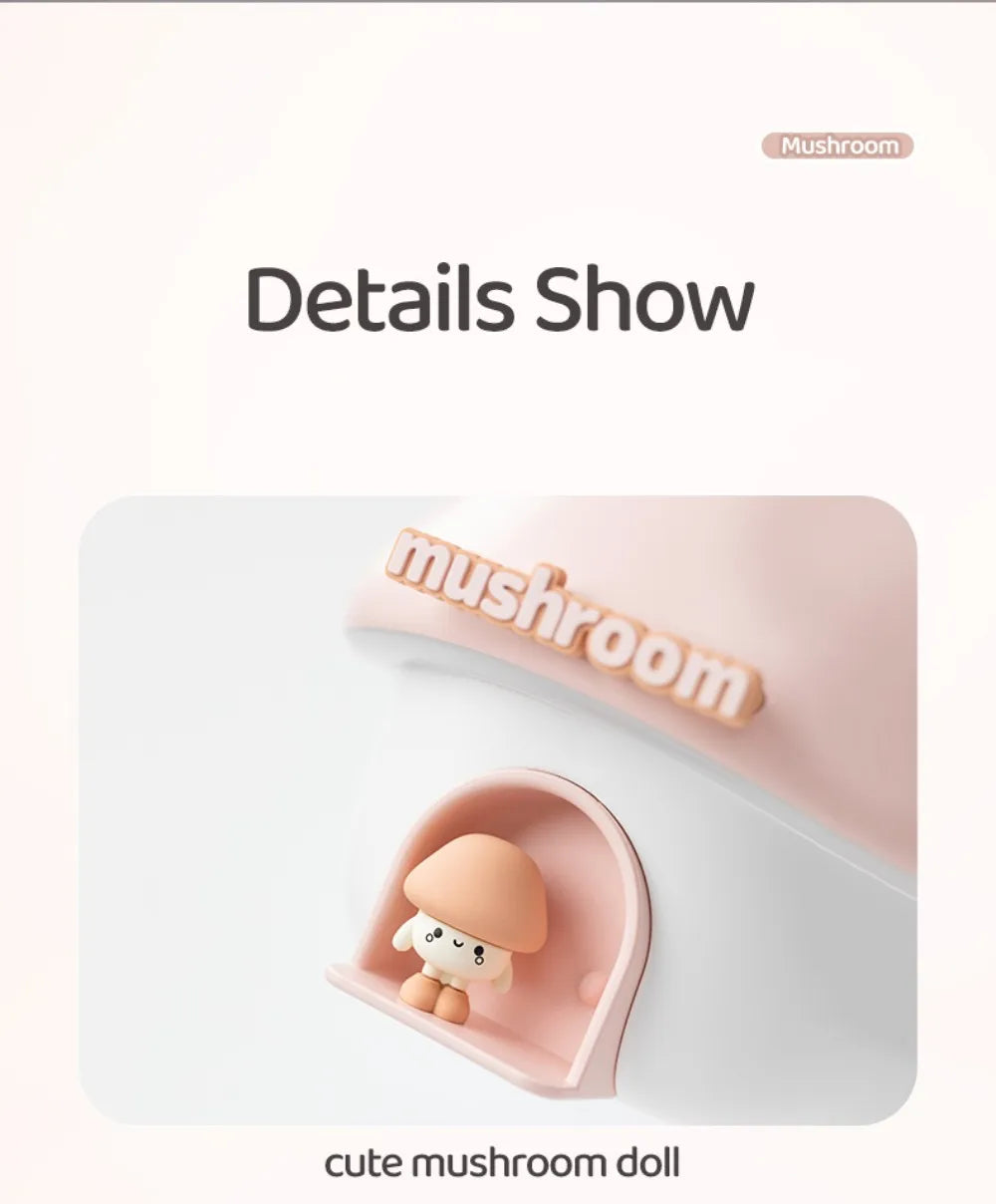 Cartoon Air Humidifier 300ml Mini Essential Oil Aroma Diffusers Colorful Lighting Cute Mushroom House Home Ultrasonic Humidifier