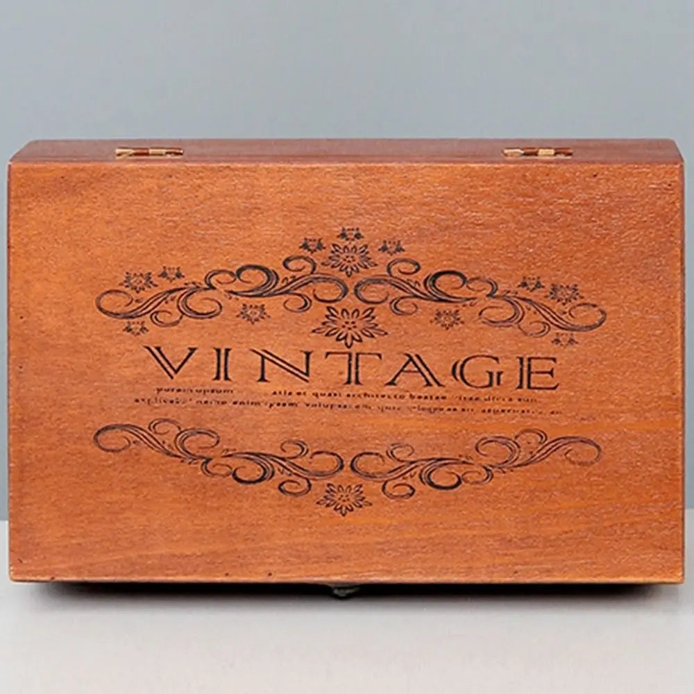 High Quality Storage Box For Gift Packaging Gorgeous Style Vintage Wood Color