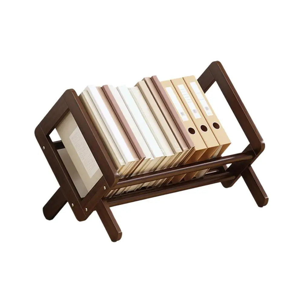 Desktop Bookshelf Magazine Rack Desktop Office Book Storage Rack Student Economy Bookshelf Children's Storage Rack 33/40CM