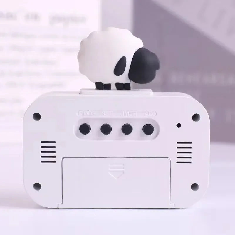New Cartoon Music Stopwatch for Studying Time Management Date Countdown Timer Digital Table Clocks Reminder Desktop Alarm Clock