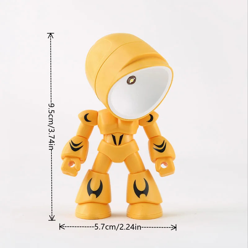 Mini Cute Cartoon Pet Table Lamp Folding Dimmiable Adjustable Angle AAA Battery Powered LED Night Light Eye Protection Lamp