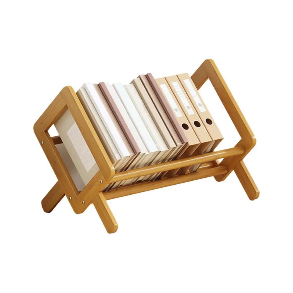 Desktop Bookshelf Magazine Rack Desktop Office Book Storage Rack Student Economy Bookshelf Children's Storage Rack 33/40CM