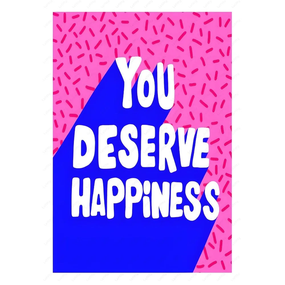 Abstract Feminist Color Letter Art Woman Good Poster Sticky Wall Art Printing Waterproof Home Living Bed Room Aesthetic Decor