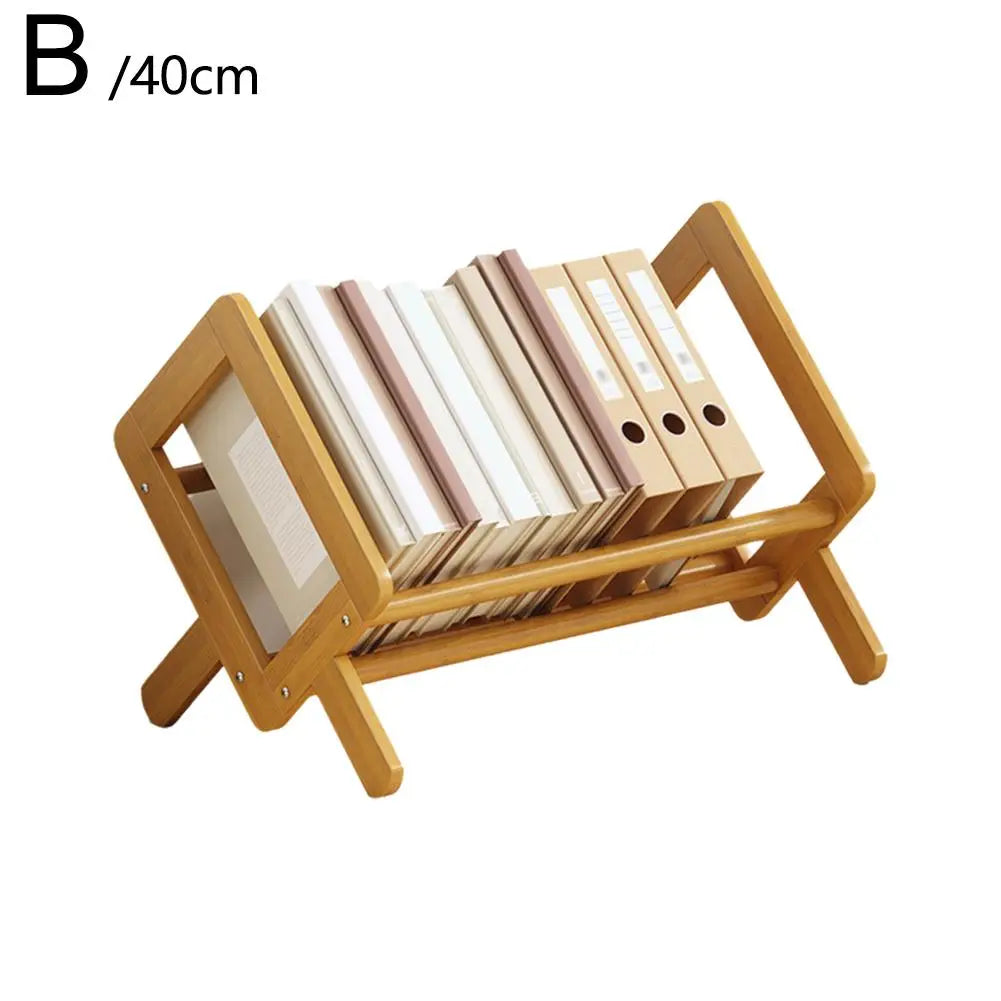 Desktop Bookshelf Magazine Rack Desktop Office Book Storage Rack Student Economy Bookshelf Children's Storage Rack 33/40CM