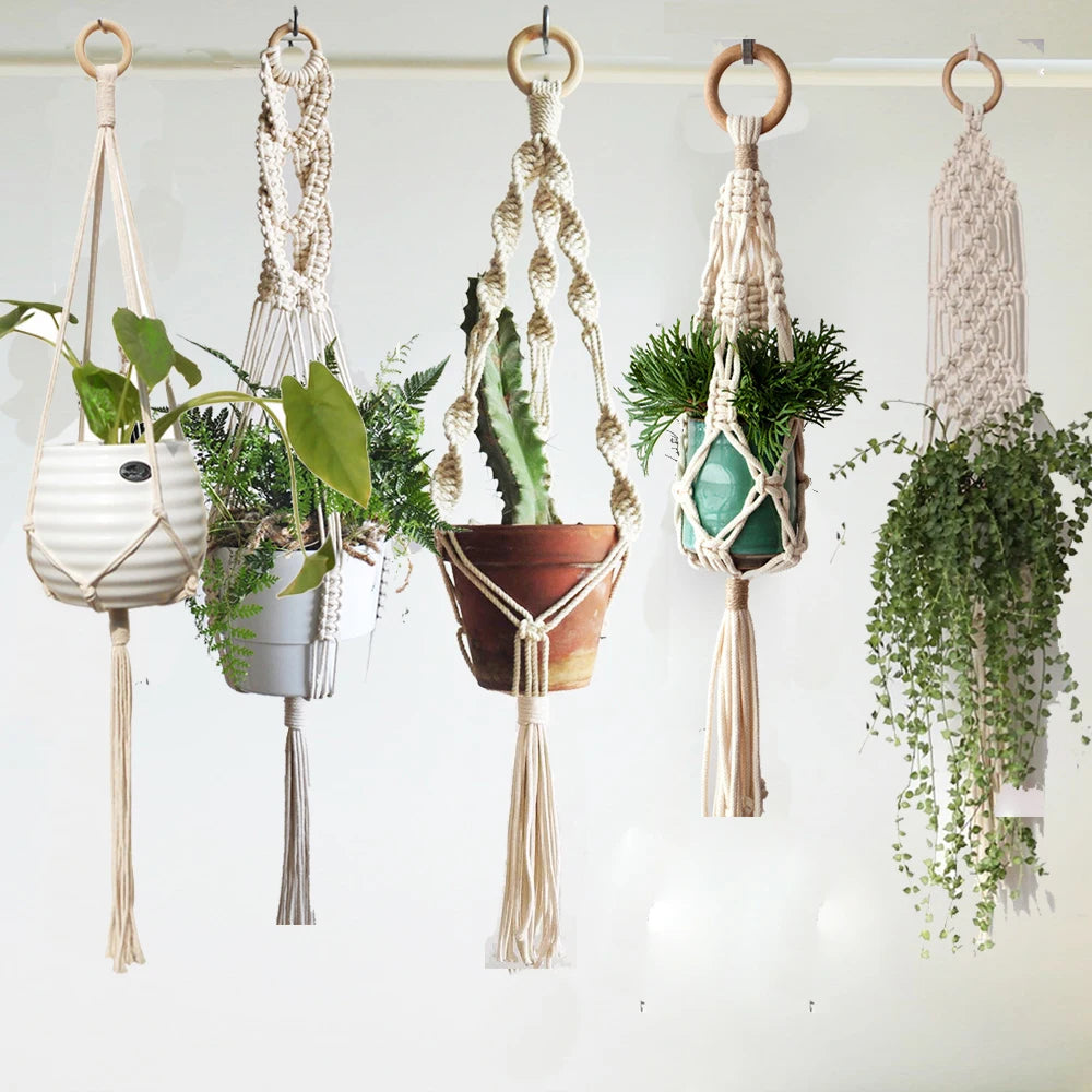 Good quality handmade macrame handmade plant hanger flower pot holder