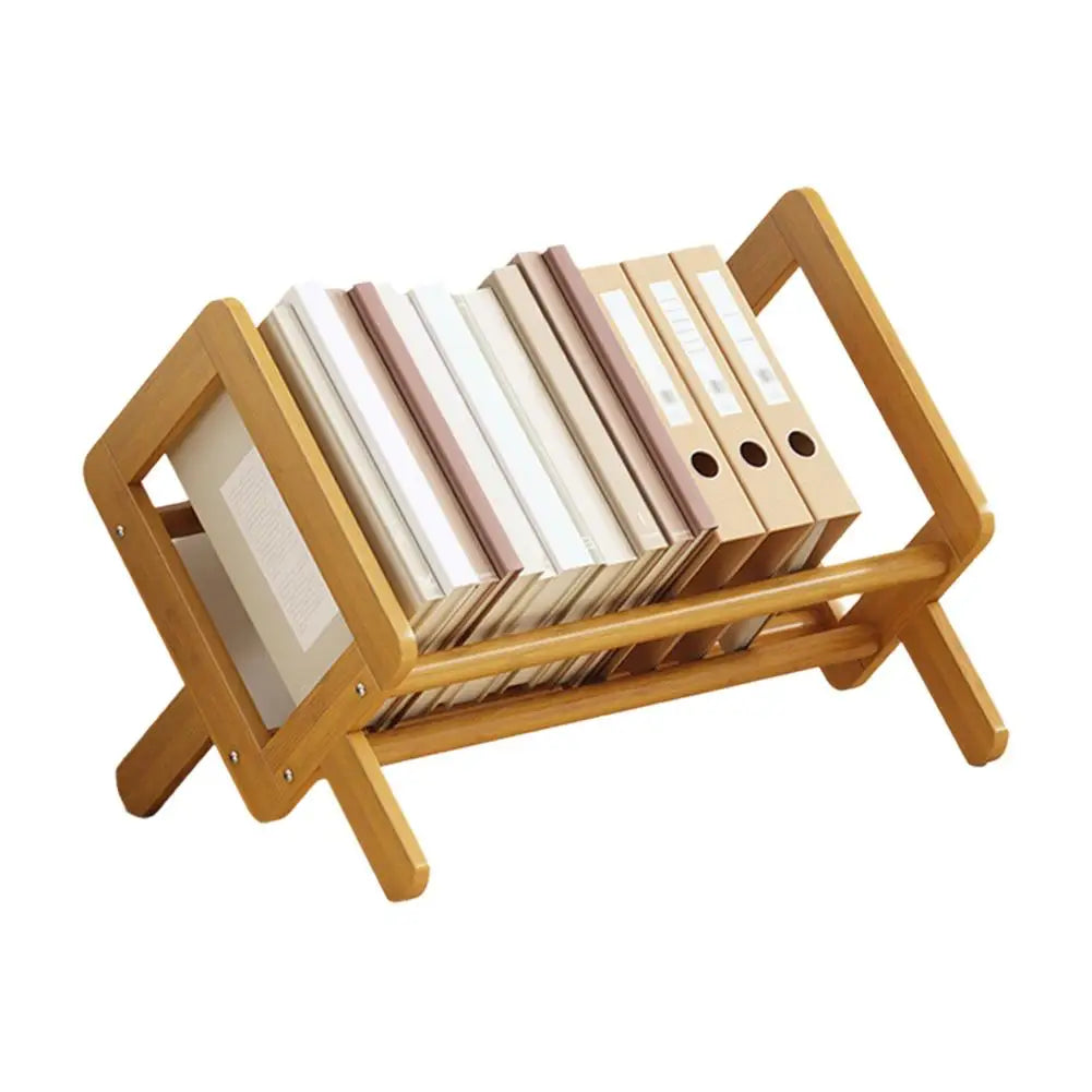 Desktop Bookshelf Magazine Rack Desktop Office Book Storage Rack Student Economy Bookshelf Children's Storage Rack 33/40CM