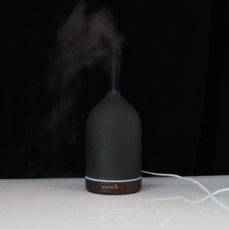 Ceramic Aroma Diffuser Automatic Small Humidifier Hotel Air Fresh Essential Oil Timing Colorful Lights Diffuser