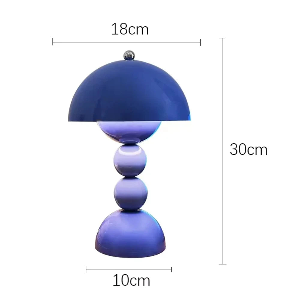 Nordic LED Flowers Table Lamp USB Dimmable For Home Living Table Bedroom Bedside Room Decoration LED Night Lamps Desk Light