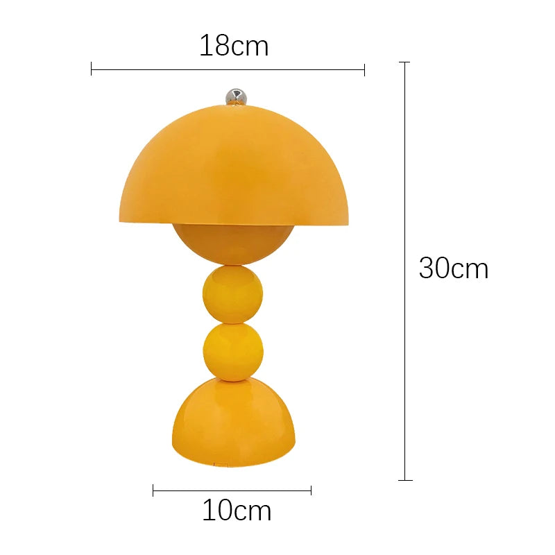 Nordic LED Flowers Table Lamp USB Dimmable For Home Living Table Bedroom Bedside Room Decoration LED Night Lamps Desk Light