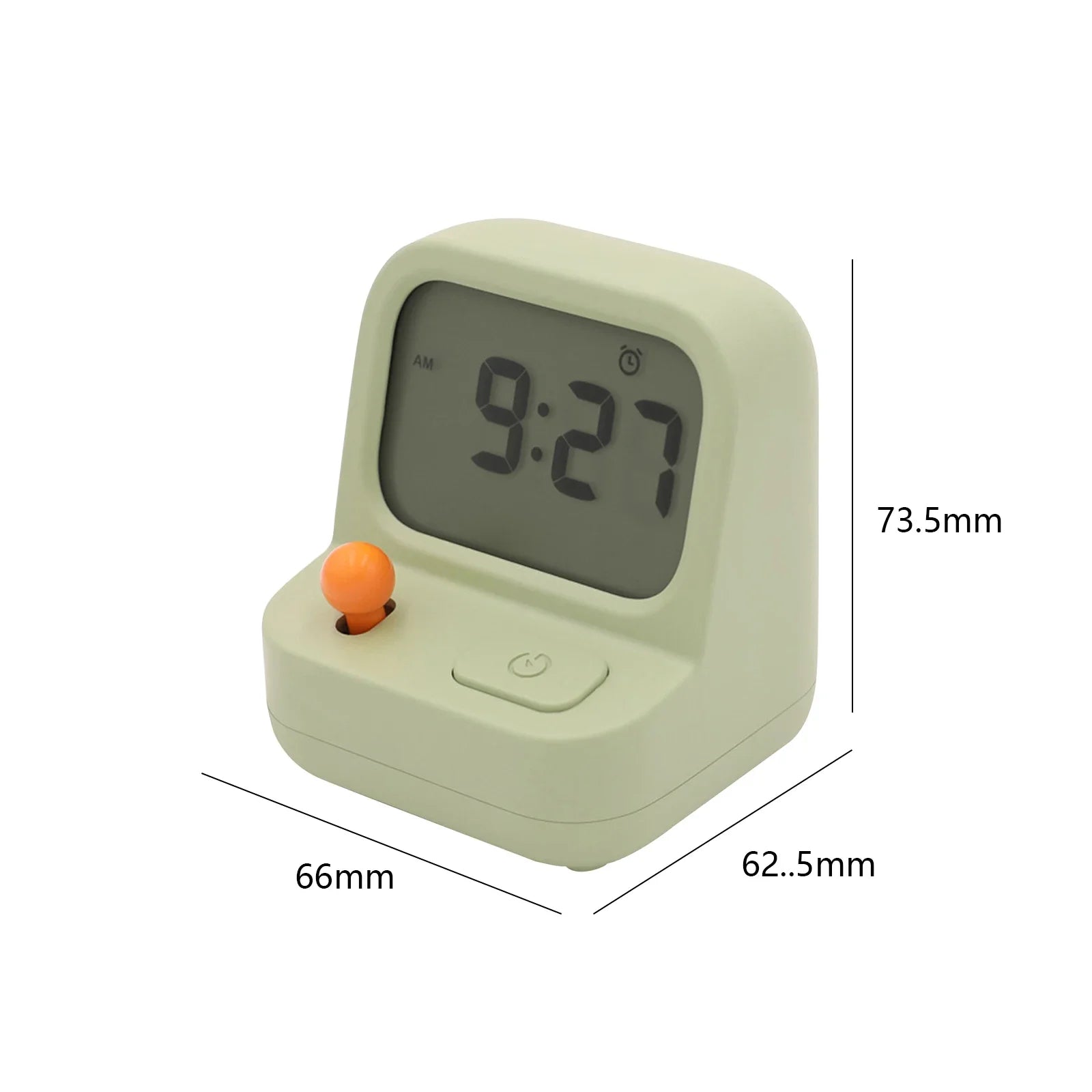 Alarm Clocks Snooze Digital Clock Novelty Silent Table Clock Cartoon Shaped Alarm Clocks Silent Non Ticking for Kids Desk Clock