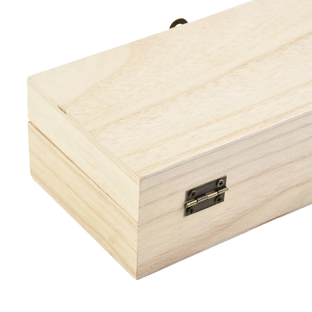 20*10*6 Cm Rectangular Durable Wooden Storage Box Retro Jewelry Box Gift Box Desktop Organizer Clamshell Container