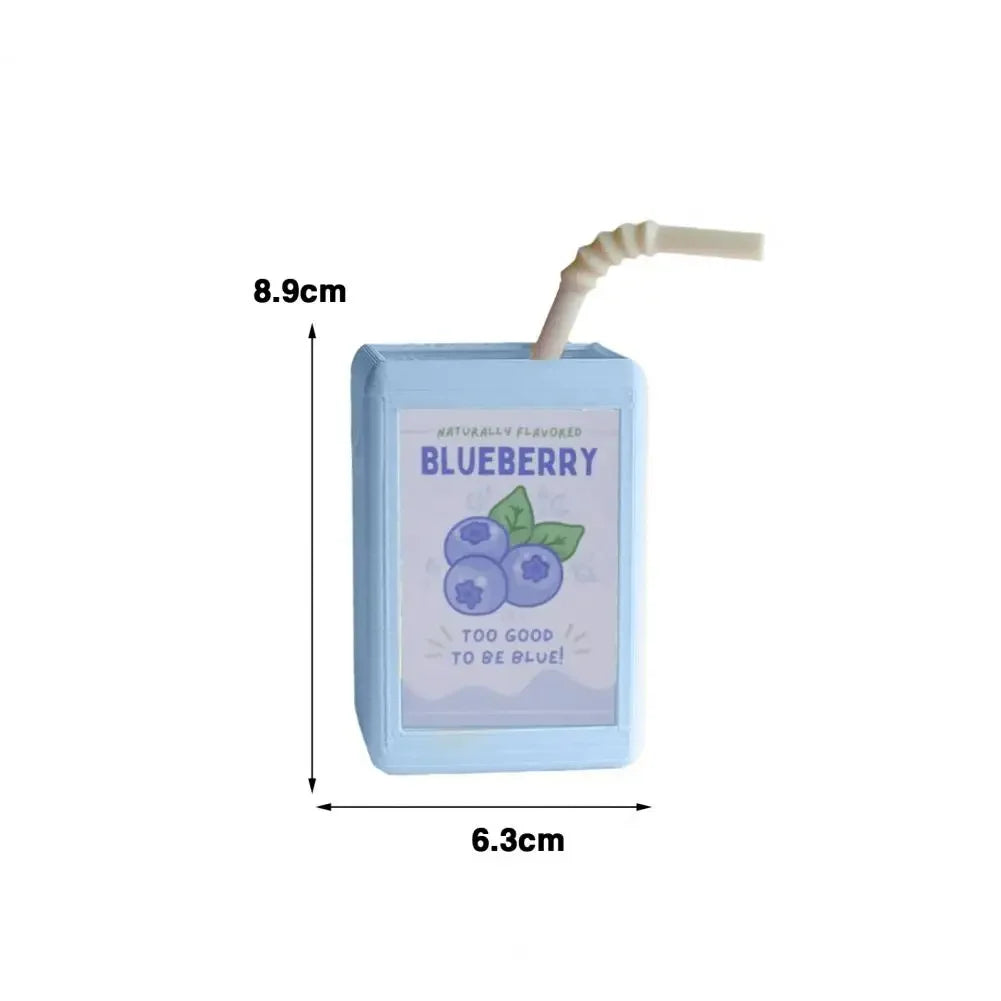 Cool Vase Milk Vase Cute Planter With Juice Box Design Good Decorative Effect For Pen Container Storage Box Floral Pot Decor