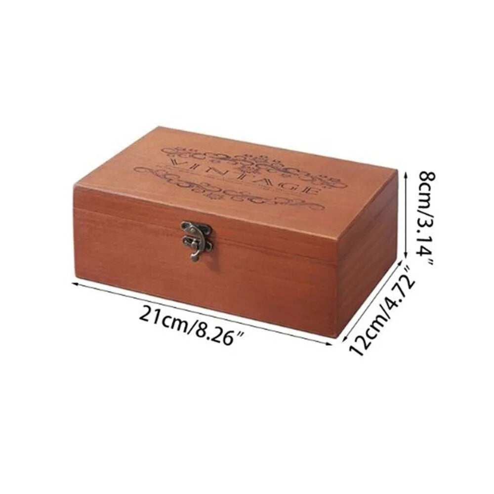 High Quality Storage Box For Gift Packaging Gorgeous Style Vintage Wood Color