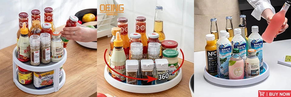 360° Rotatable Desktop Cosmetic Rack Bathroom Shelf Large-capacity Perfume Aromatherapy Skin Care Product Storage Rack Organizer