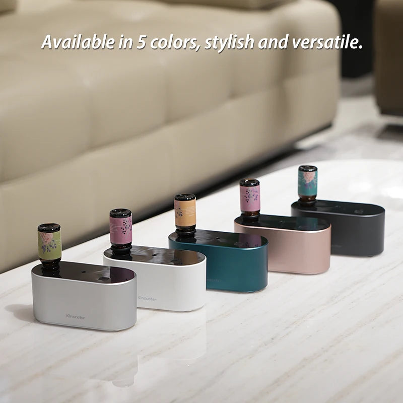KINSCOTER Premium Portable Waterless Aroma Diffuser Compact Essential Oil Nebulizer Ideal Scent Machine for Gifting