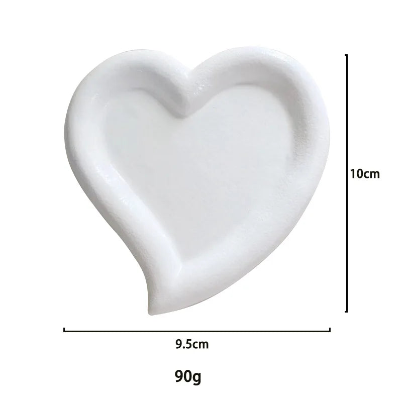 Creative Resin Trays Home Decor Jewelry Dish Heart Cloud Shape Storage Plate Organizer Watch Keys Holder Earrings Necklace Bowls