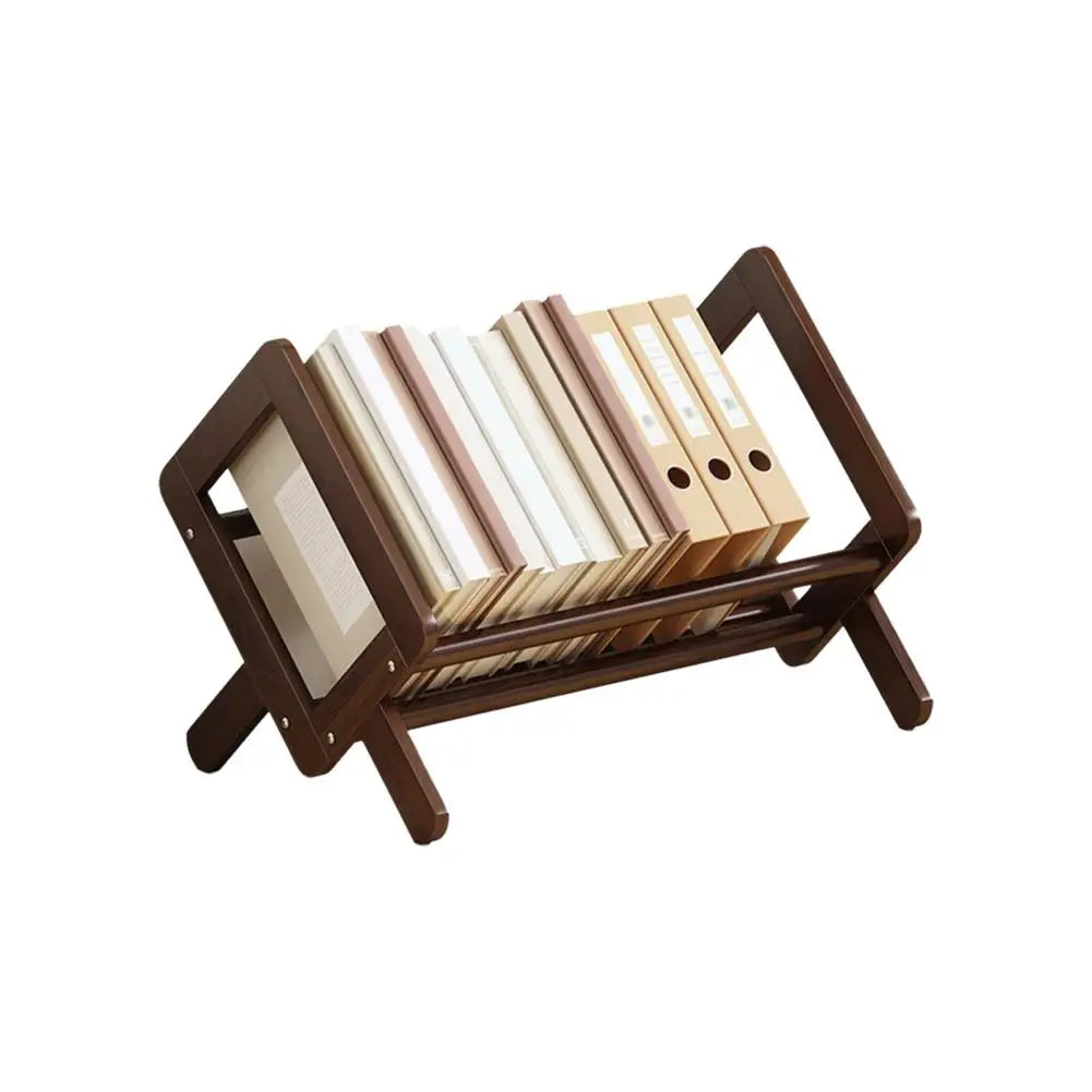 Desktop Bookshelf Magazine Rack Desktop Office Book Storage Rack Student Economy Bookshelf Children's Storage Rack 33/40CM