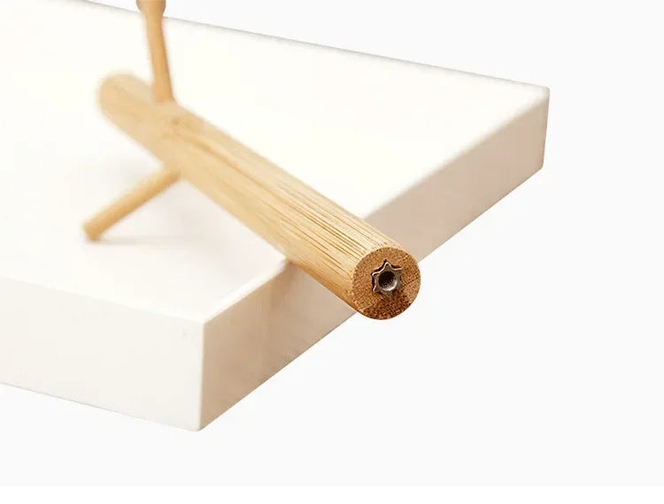 2024 New Nordic Bamboo Tree Branch Storage Tray Living Room Desktop Key Hanger Jewelry Display Frame