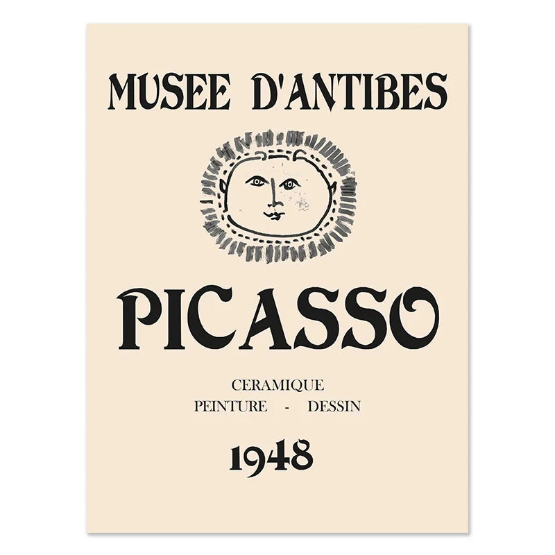 Matisse Flower Market Wall Art Picasso Sweat Poster Printing Abstract Nordic Living Room Home Decorative Painting