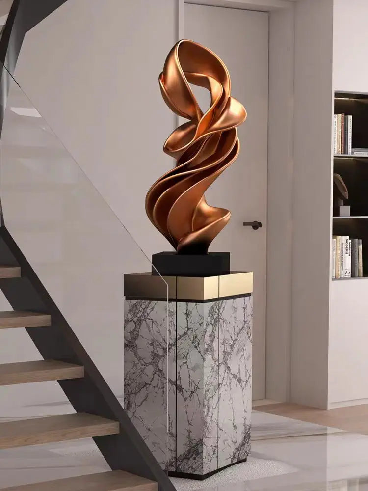 Home Decorations Modern Abstract Sculpture Ornaments Luxury Living Room Decor Accessories Handicrafts Floor Ceiling Art Decorati