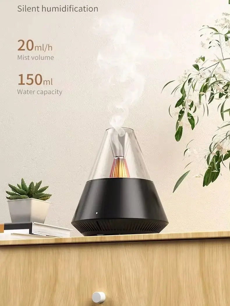 Portable Aroma Diffuser USB TYPE-C Air Humidifier Essential Oil Cold Mist Maker Sprayer Home Office Bedroom Remote Control