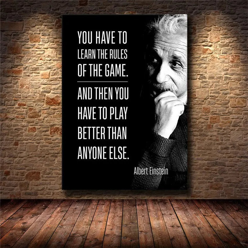Inspirational Success Quote Canvas Art  Motivational HD Print Wall Art Poster for Living Room  Home Decor