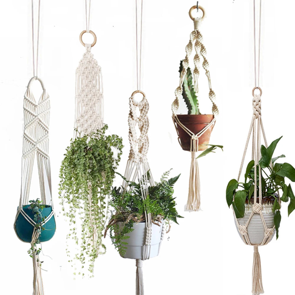 Good quality handmade macrame handmade plant hanger flower pot holder
