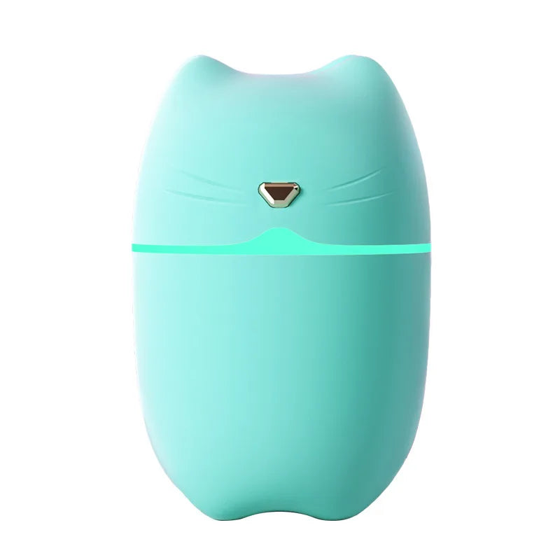 hot sale 3 in 1 Cute Cat Air Humidifier Diffuser USB Mist Maker Mini Humidificador with night light