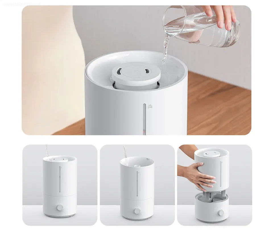 Xiaomi Mijia Humidifier 2 300mL/h Humidification 4L Large Capacity Mist Maker Aroma Diffuser Humidity Low Sound Home Appliances