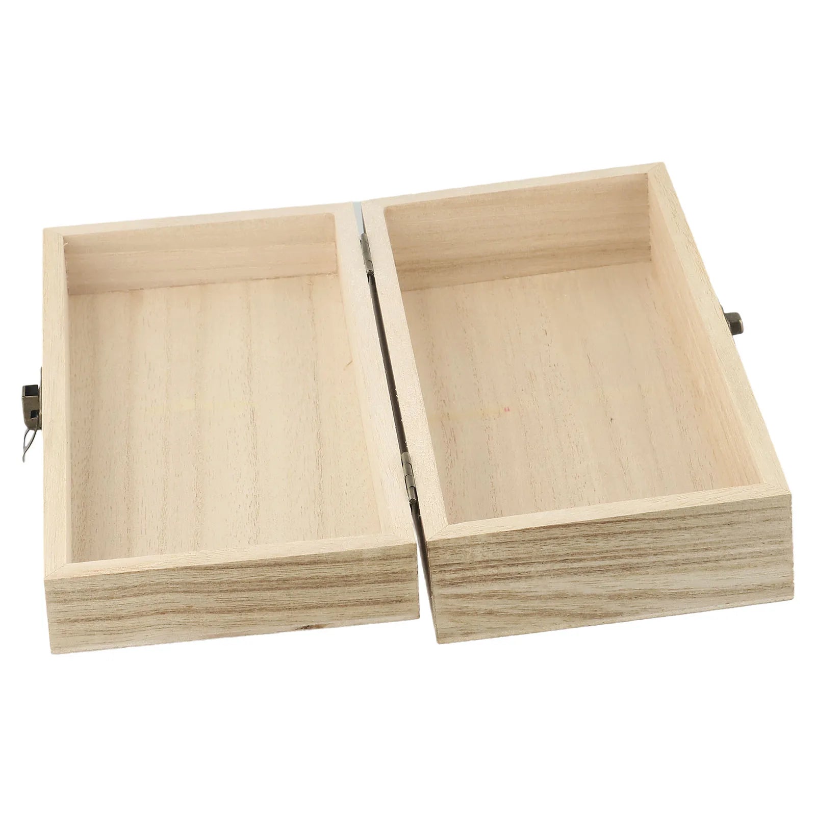 20*10*6 Cm Rectangular Durable Wooden Storage Box Retro Jewelry Box Gift Box Desktop Organizer Clamshell Container