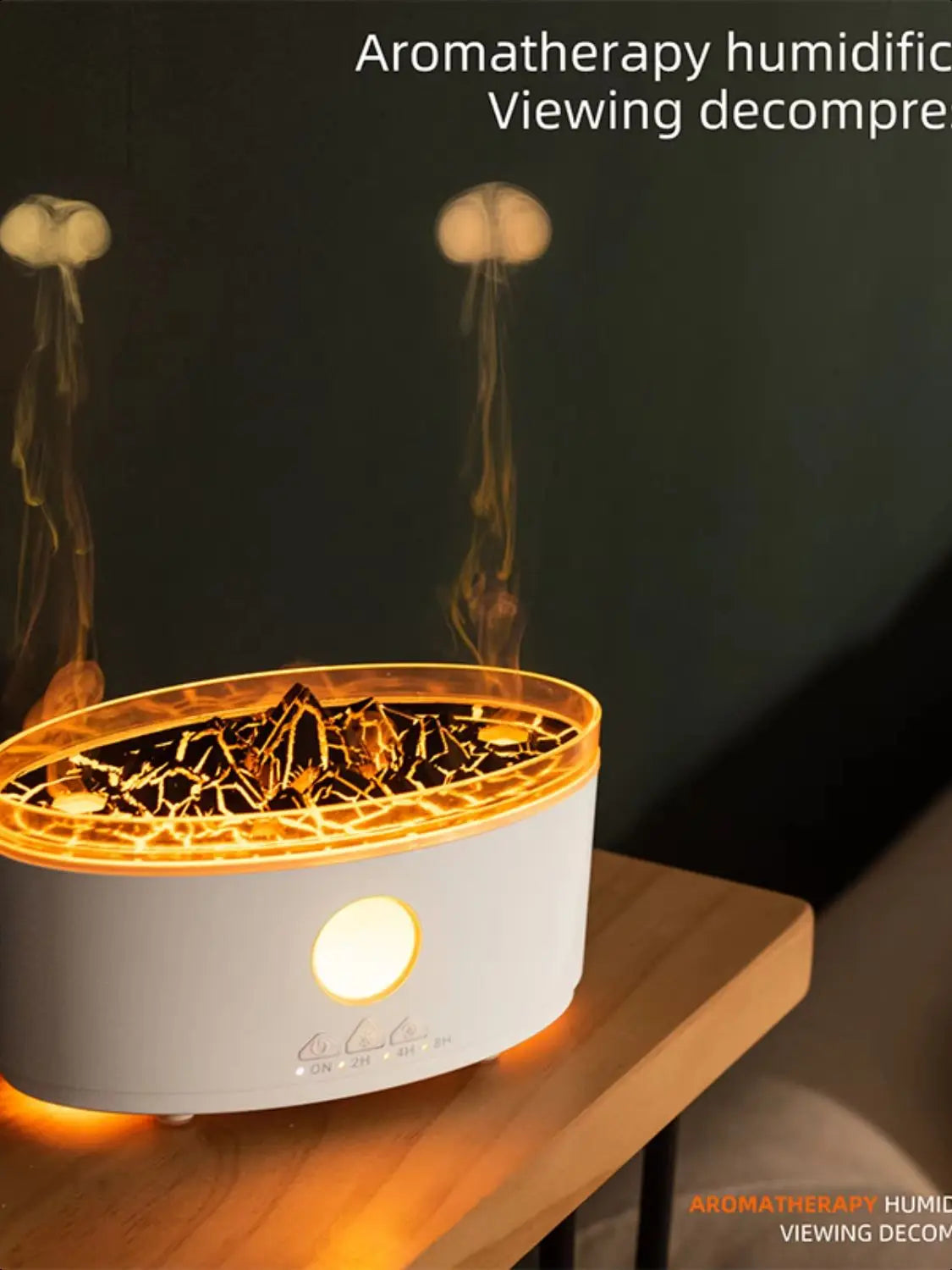 Rain Clouds  Diffuser Zen Raindrops Air Humidifier Essential Oil Diffuser  Desktop Ultrasonic Sprayer 3 Colors Lamp Difusor ml