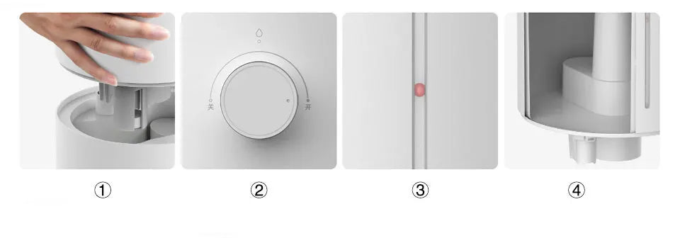 Xiaomi Mijia Humidifier 2 300mL/h Humidification 4L Large Capacity Mist Maker Aroma Diffuser Humidity Low Sound Home Appliances