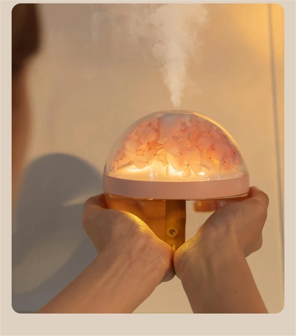 800mAh USB Rechargeable Battery Air Humidifier Eternal Flower Portable Mist Sprayer Aroma Diffuser Home Mini Humidifier Atomizer