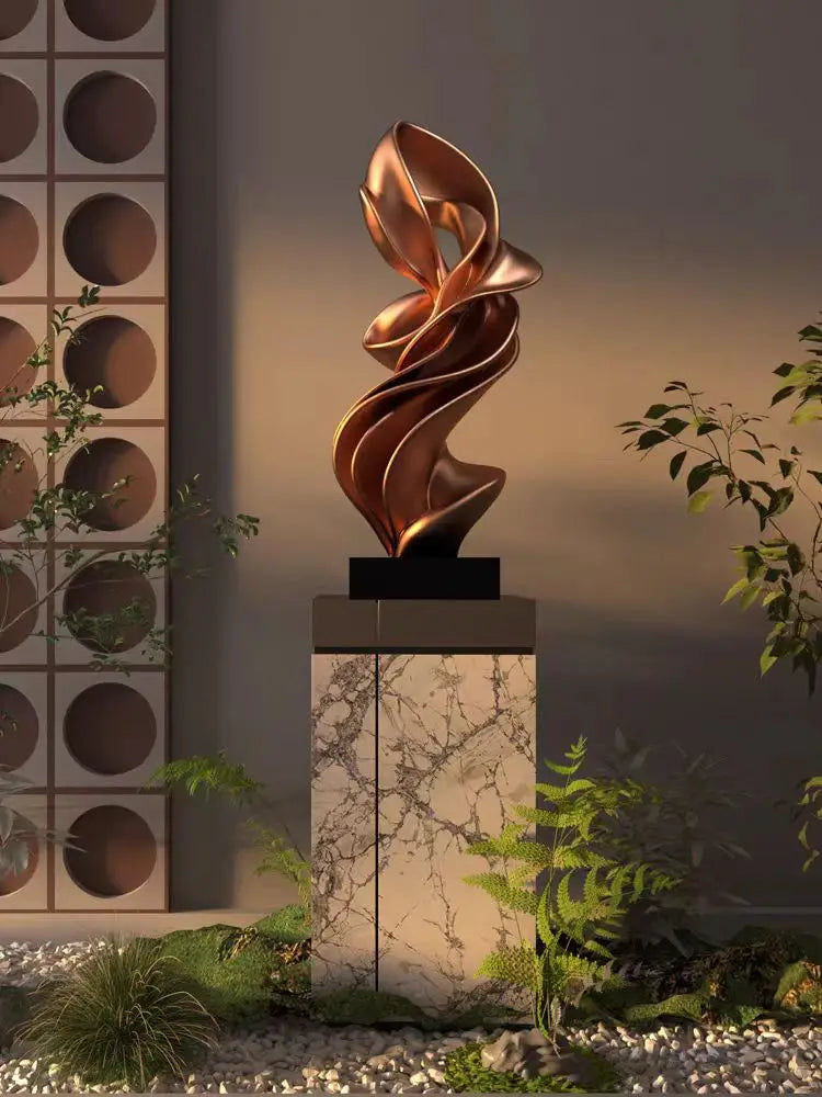 Home Decorations Modern Abstract Sculpture Ornaments Luxury Living Room Decor Accessories Handicrafts Floor Ceiling Art Decorati