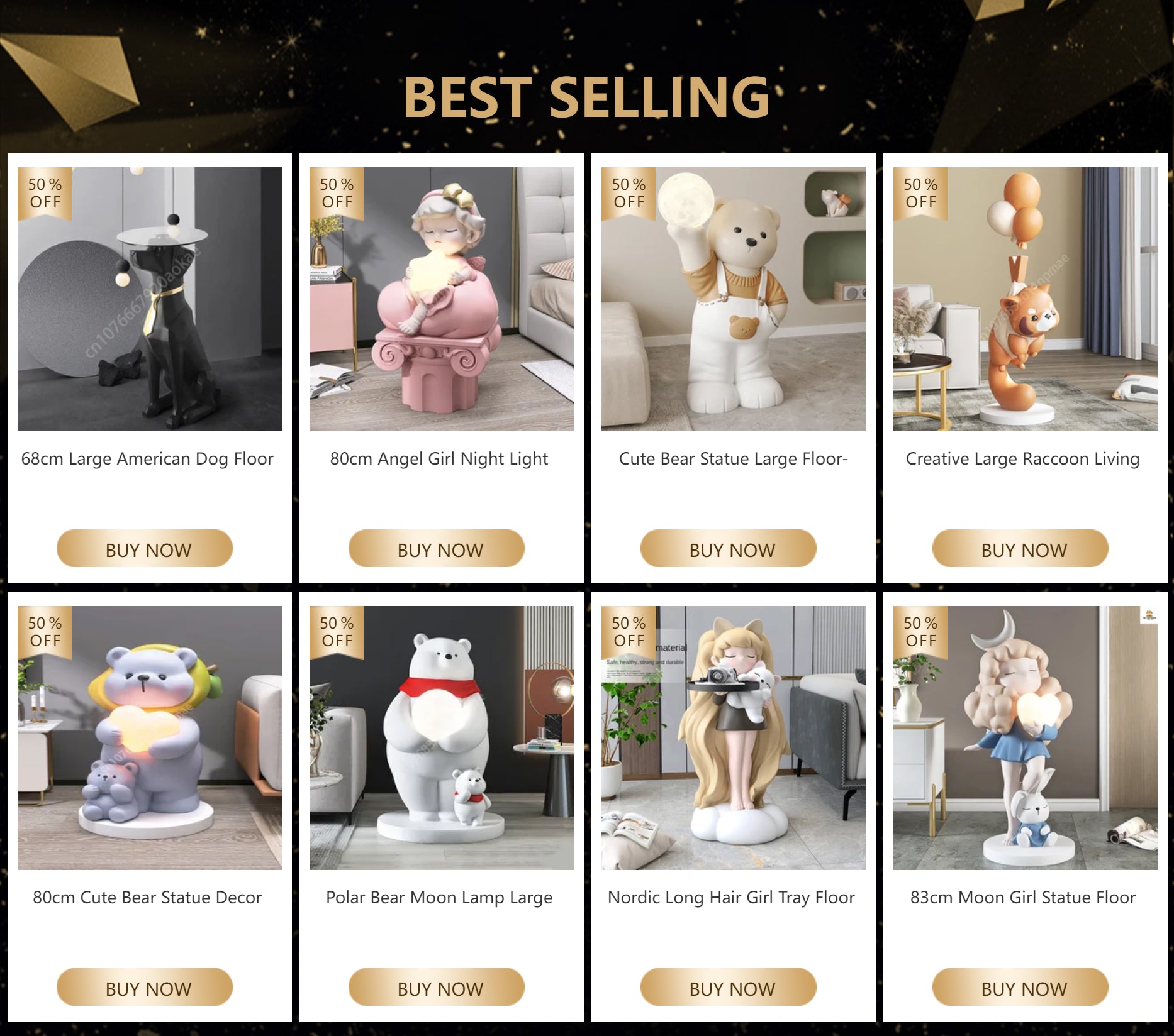 76cm Creative Astronaut Tray Storage Landing Ornament Moon Light Balloon Statue Resin Living Room Bedroom Home Decoration Gift