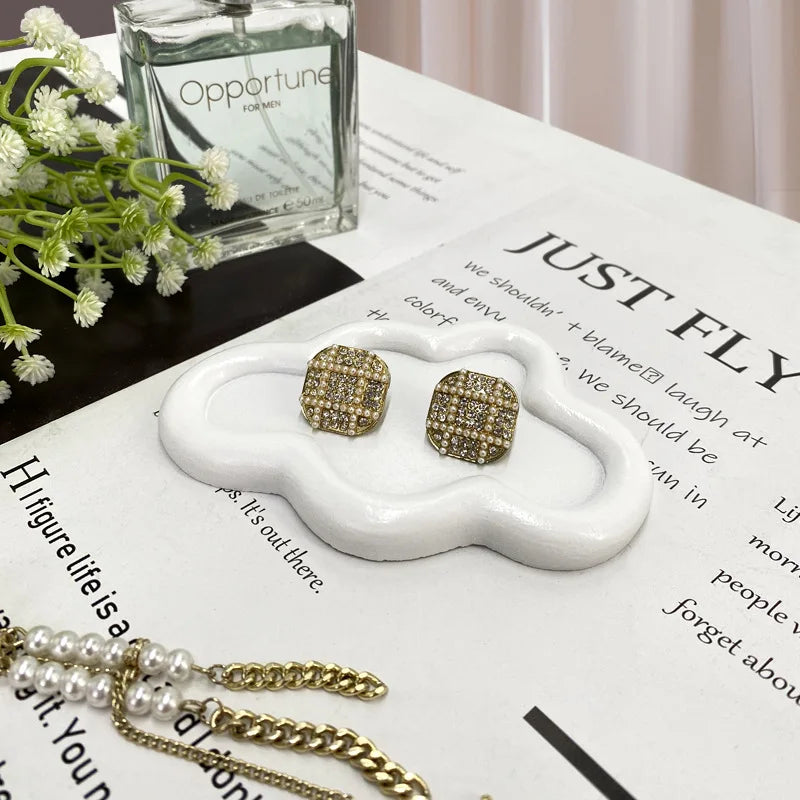 Creative Resin Trays Home Decor Jewelry Dish Heart Cloud Shape Storage Plate Organizer Watch Keys Holder Earrings Necklace Bowls